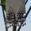Oxidised Pearl Drop Ethnic Earrings for Women
