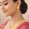 Traditional Gold Jhumka Earrings for Women