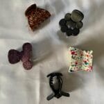 multicolor hair clutcher set for women