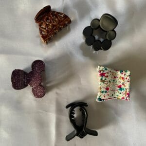 multicolor hair clutcher set for women