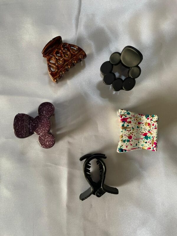 multicolor hair clutcher set for women